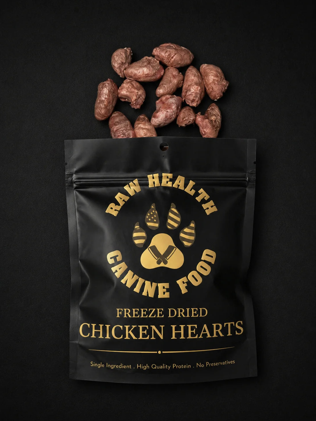 Freeze Dried Chicken Hearts